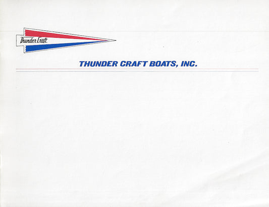 Thunder Craft 1970s Brochure