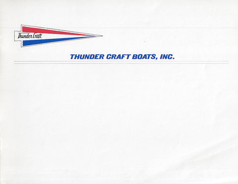 Thunder Craft 1970s Brochure