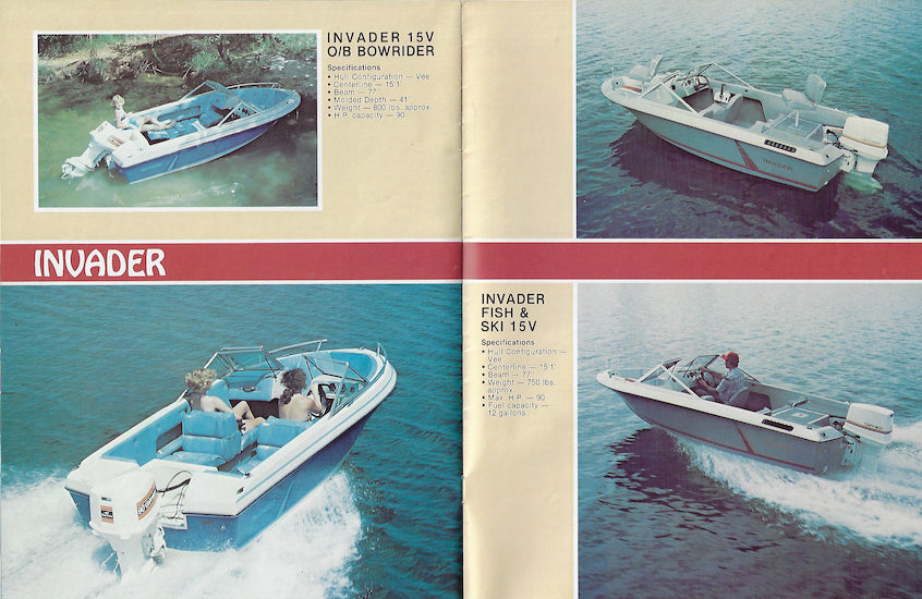 Invader 1983 Brochure