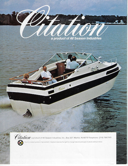 Citation 1980s Brochure
