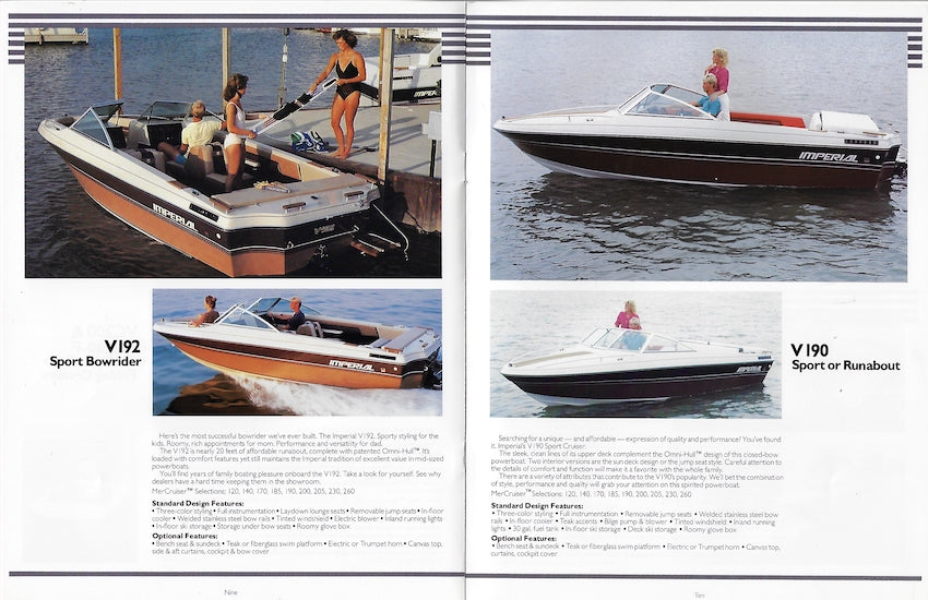 Imperial 1986 Brochure
