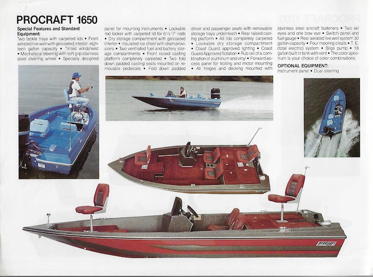 Procraft 1980s Brochure