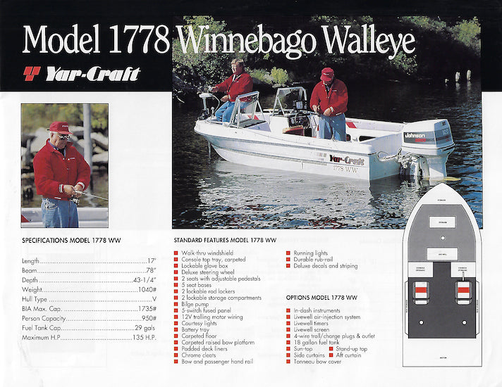 Yar-Craft 1993 Brochure