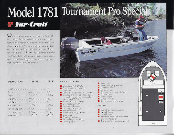 Yar-Craft 1993 Brochure – SailInfo I boatbrochure.com