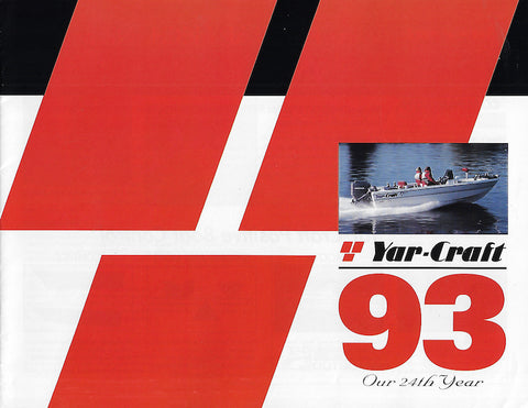 Yar-Craft 1993 Brochure