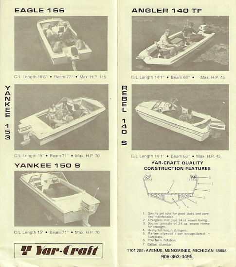 Yar-Craft Brochure