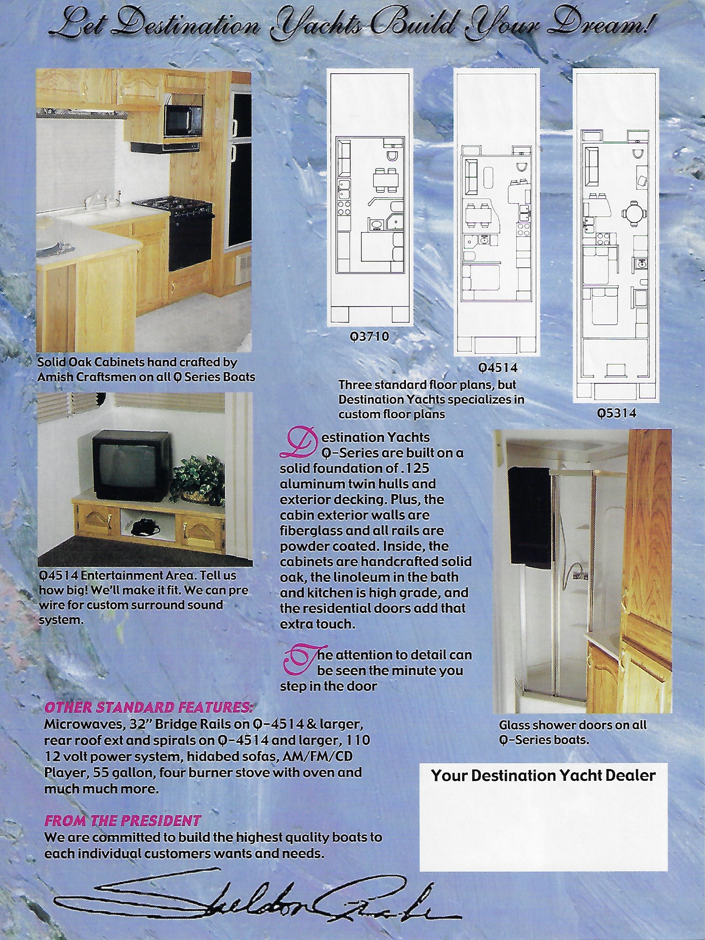 Destination Houseboat Brochure