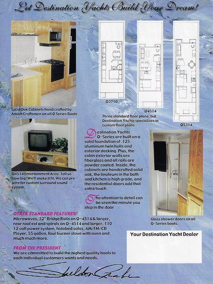 Destination Houseboat Brochure