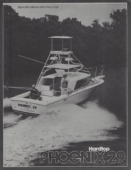 Phoenix 29 Hardtop Specification Brochure