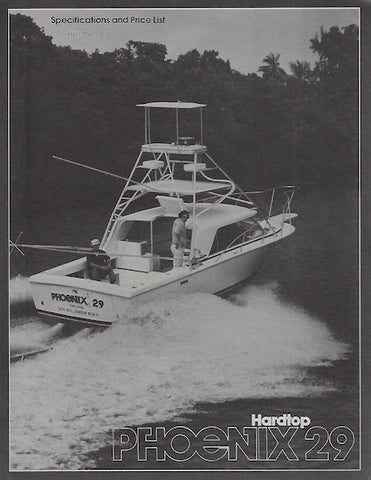 Phoenix 29 Hardtop Specification Brochure