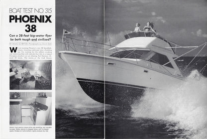 Phoenix 38 Boating Magazine Reprint Brochure