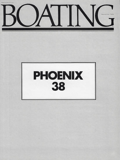 Phoenix 38 Boating Magazine Reprint Brochure