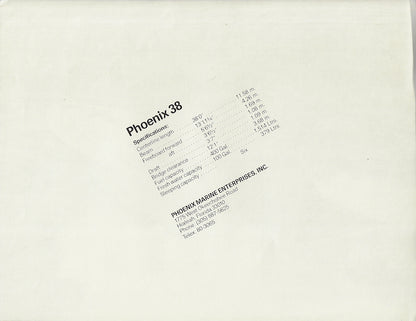Phoenix 38 Specification Brochure