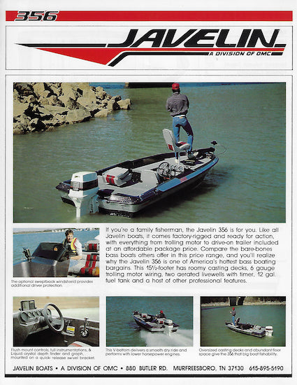Javelin 356 Brochure