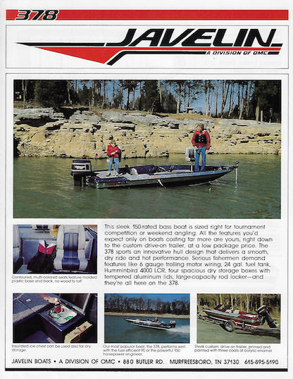 Javelin 378 Brochure