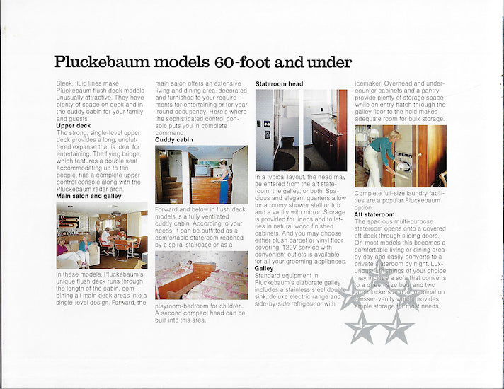 Pluckebaum Houseboat Brochure