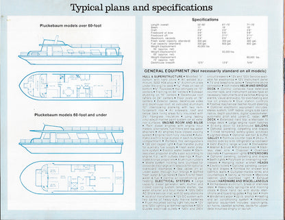 Pluckebaum Houseboat Brochure