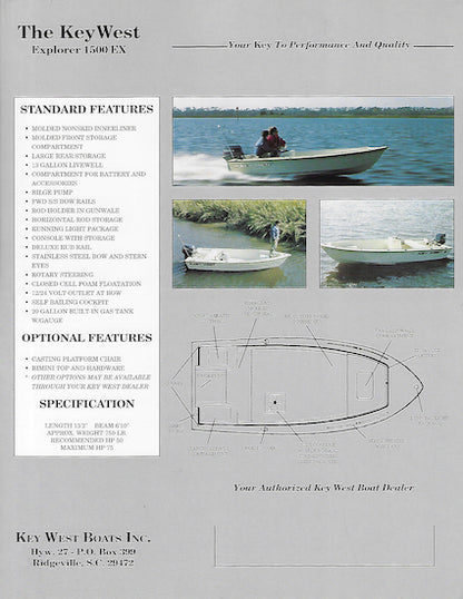 Key West Explorer 1500 EX Brochure