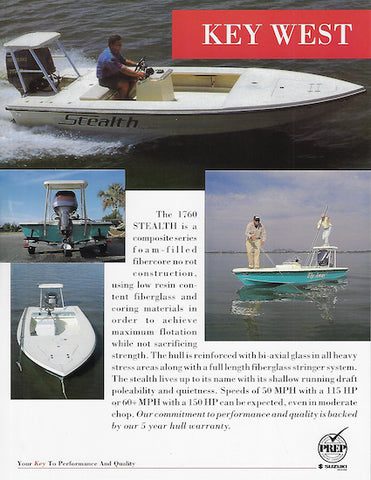 Key West Stealth 1760 Center Console  Brochure