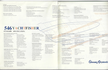Ocean Alexander 546 Yachtfisher Specification Brochure