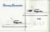 Ocean Alexander 546 Yachtfisher Specification Brochure