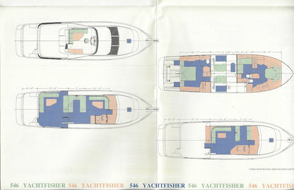 Ocean Alexander 546 Yachtfisher Specification Brochure