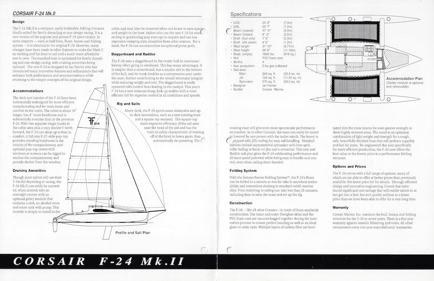 Corsair F-24 Mark II Launch Brochure