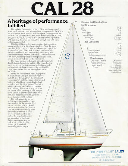 Cal 28 Launch Brochure