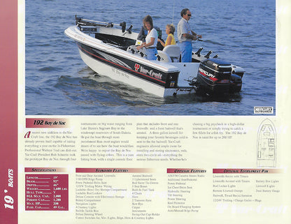 Yar-Craft 1998 Brochure