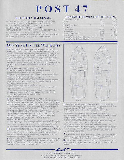 Post 47 Brochure