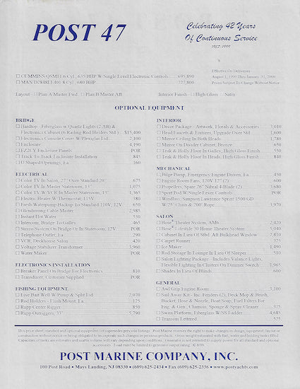 Post 47 Brochure