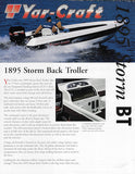 Yar-Craft 1895 Storm Back Troller Brochure