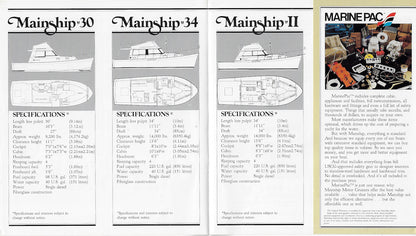 Mainship 1980s Full Line Brochure