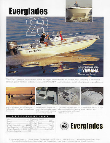 Everglades 23 Brochure