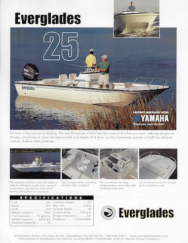Everglades 25 Brochure