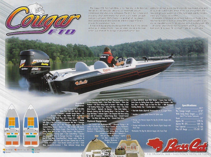Bass Cat Cougar FTD & Bay at Brochure