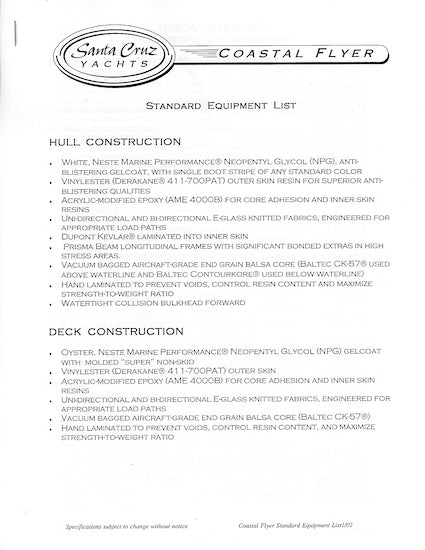 Santa Cruz Coastal Flyer Brochure