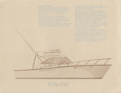 Pacemaker 40 Sport Fisherman Brochure