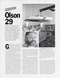 Olson 29 Sailor Magazine Reprint Brochure