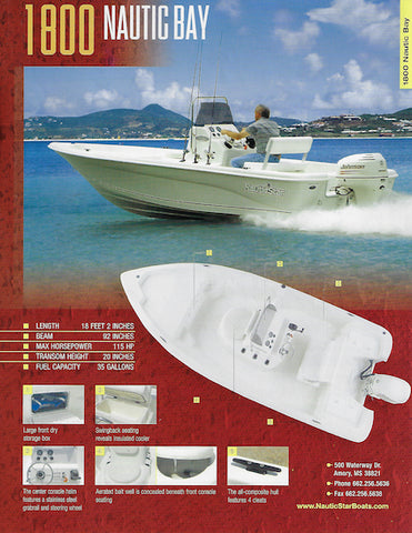 Nautic Star 1800 Nautic Bay Brochure