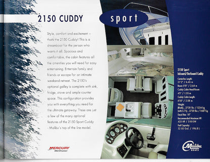 Malibu (Canada) 2003 Brochure