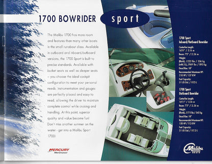 Malibu (Canada) 2003 Brochure