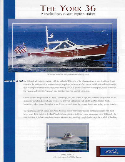The York 36 Brochure