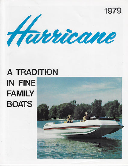 Hurricane 1979 Pontoon Brochure