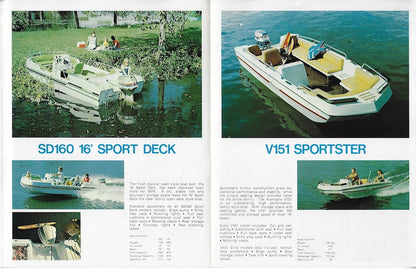 Hurricane 1979 Pontoon Brochure