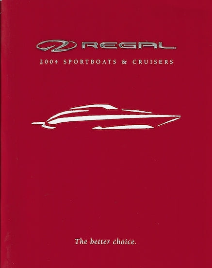 Regal 2004 Sportboats & Cruisers Brochures