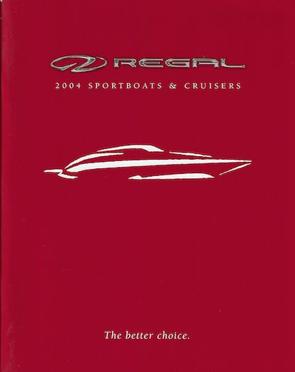 Regal 2004 Sportboats & Cruisers Brochures