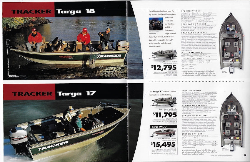 Tracker 1998 Brochure