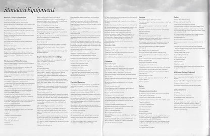 Hatteras 50 Convertible Specification Brochure