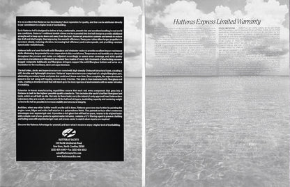 Hatteras 50 Convertible Specification Brochure